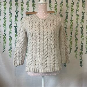 Size M ZaraKnit Sweater with Zipper C2